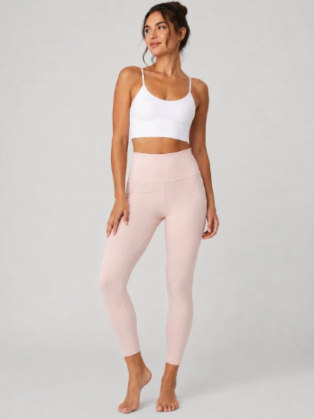 NWT Alo Yoga Airbrush 7/8 High-Waist Legging Pink Quartz Size M